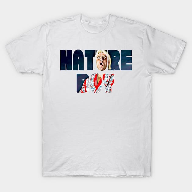 Nature Boy Ric Flair Behind the Letter T-Shirt by Tomorrowland Arcade